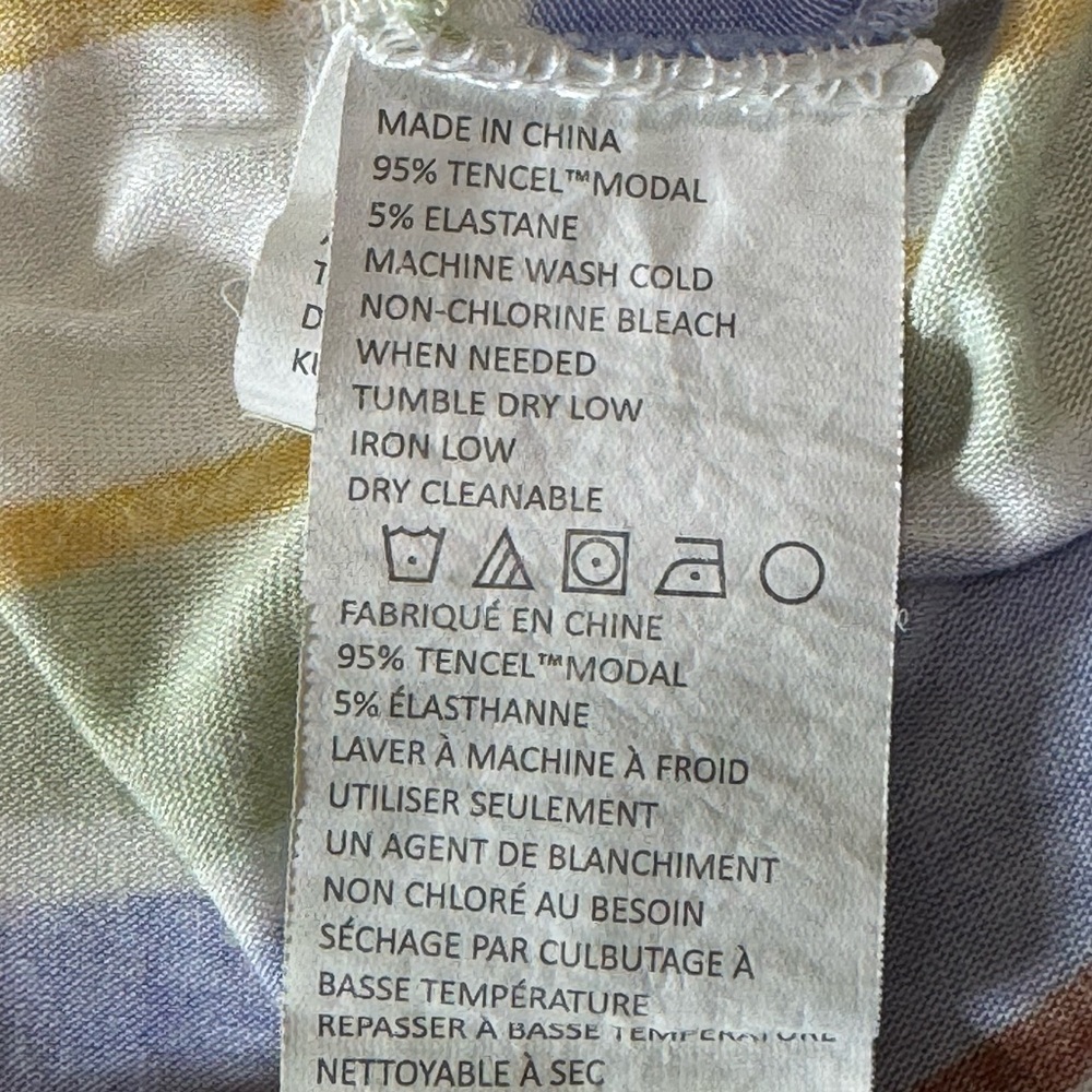 PrAna striped pocket tee, sz small - Picture 5 of 5